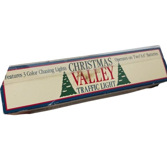 Christmas Valley Traffic Light Decoration 3-Color Chasing Lights Battery Operate - Picture 6 of 9
